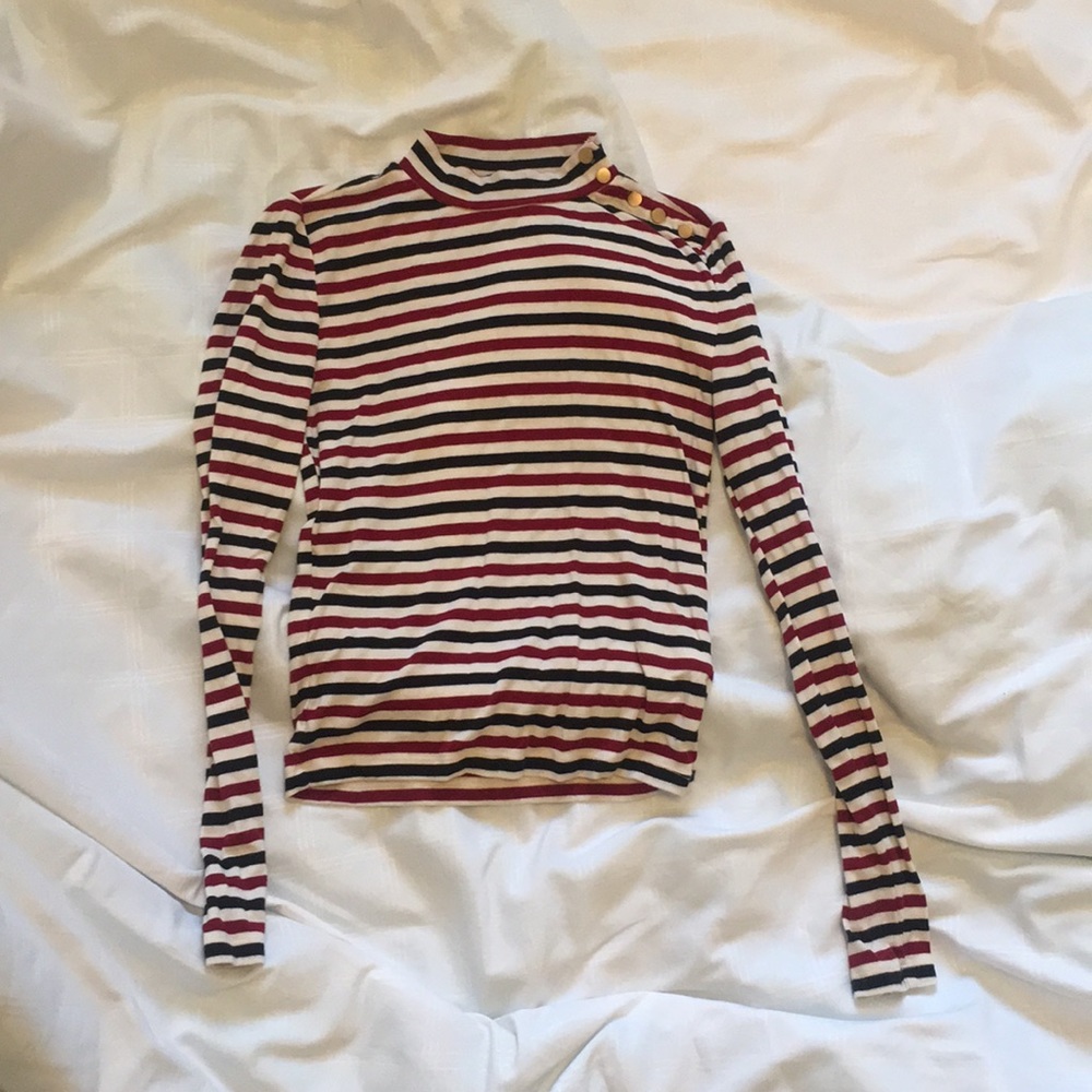 Striped Forever 21 Tight Tee